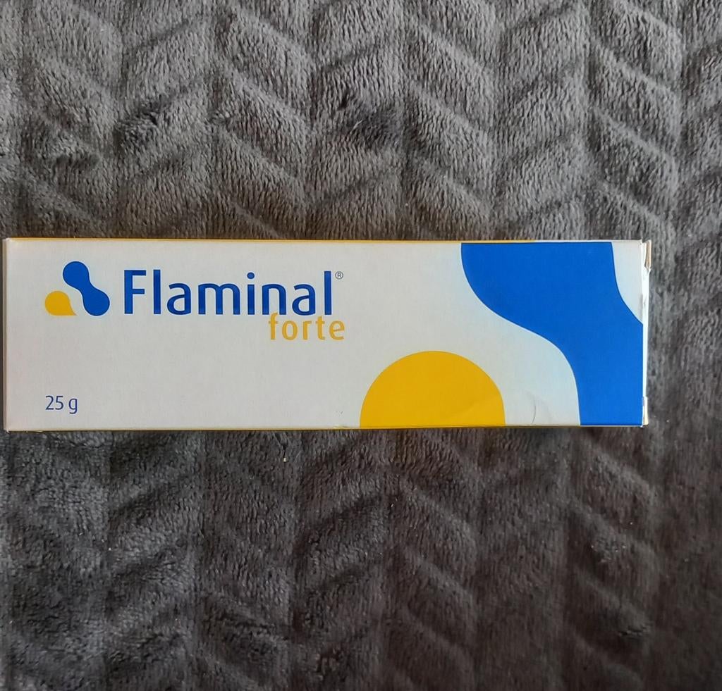 FLAMINAL Forte 25g wond zalf crème gel genezing, Ophalen of Verzenden, Gebruikt, Lichaamsverzorging