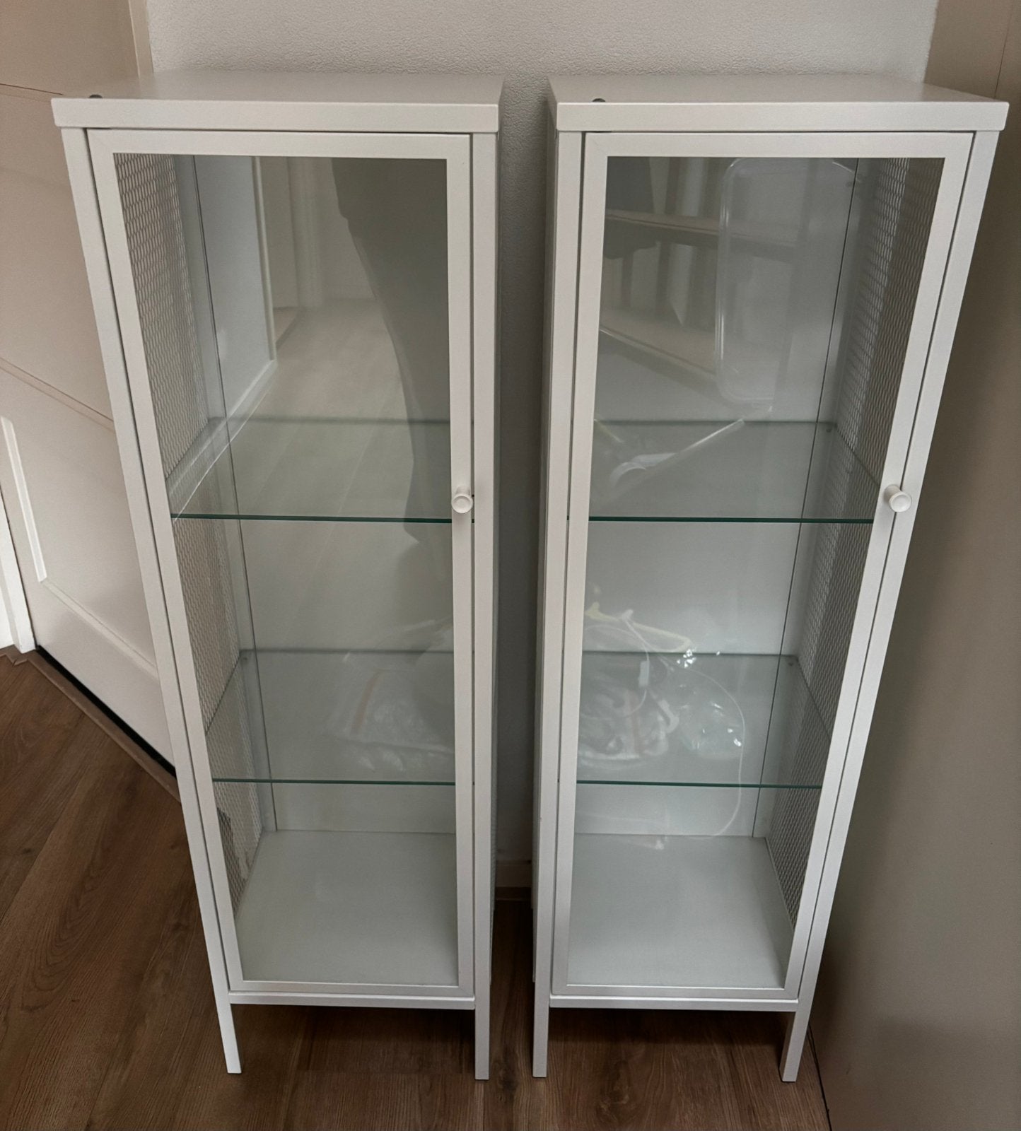 Raggebo ikea vitrinekast wit, Ophalen, Zo goed als nieuw