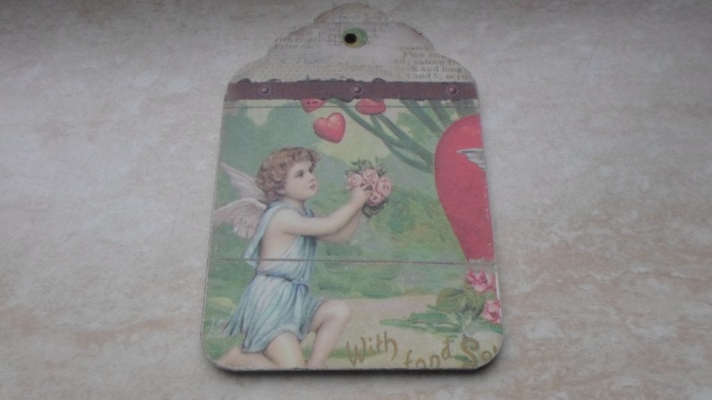 leuke hanger hout engel, Ophalen of Verzenden