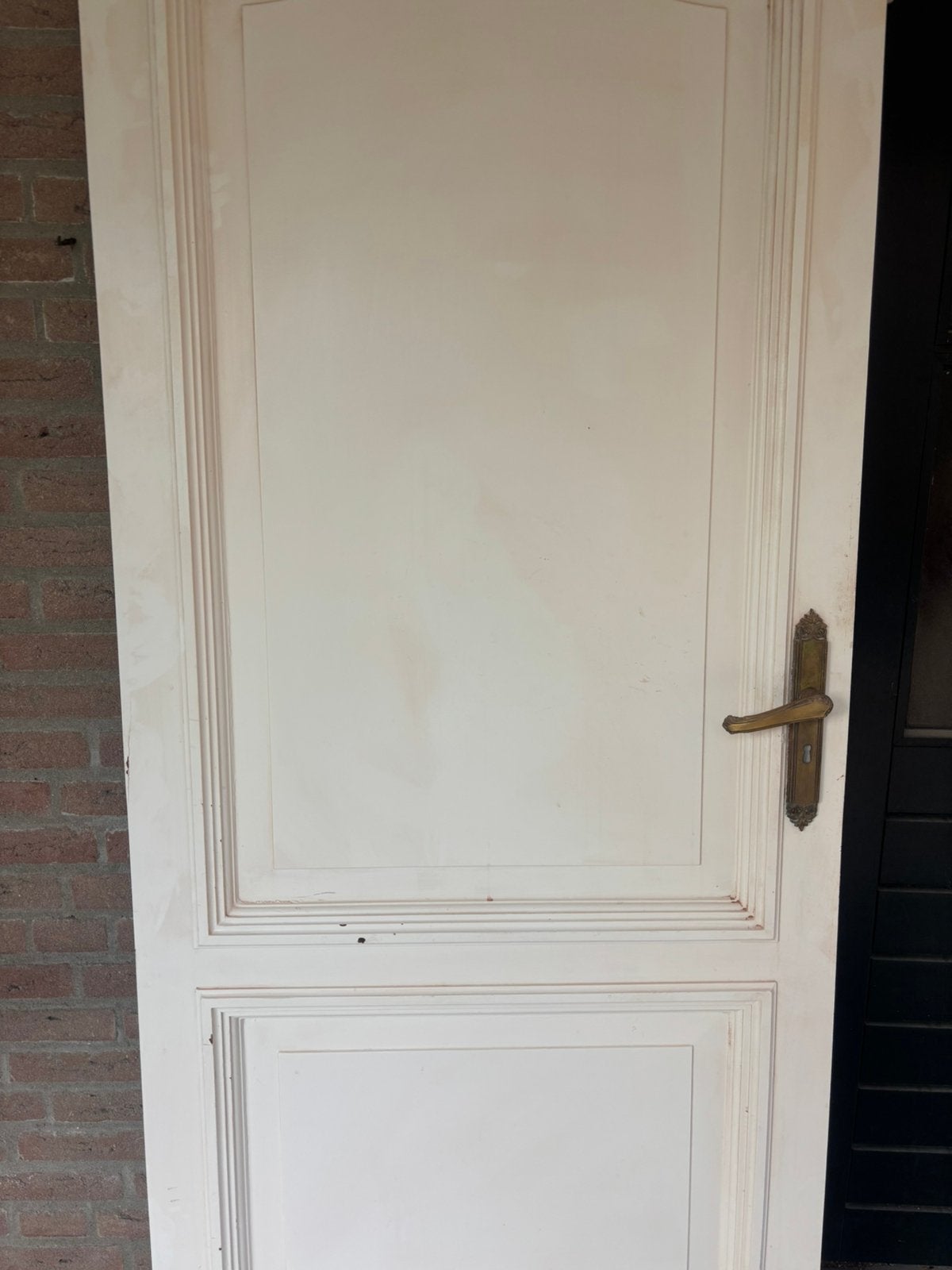 Hardhouten deuren stomp massief, Ophalen, Gebruikt, 80 tot 100 cm, Binnendeur