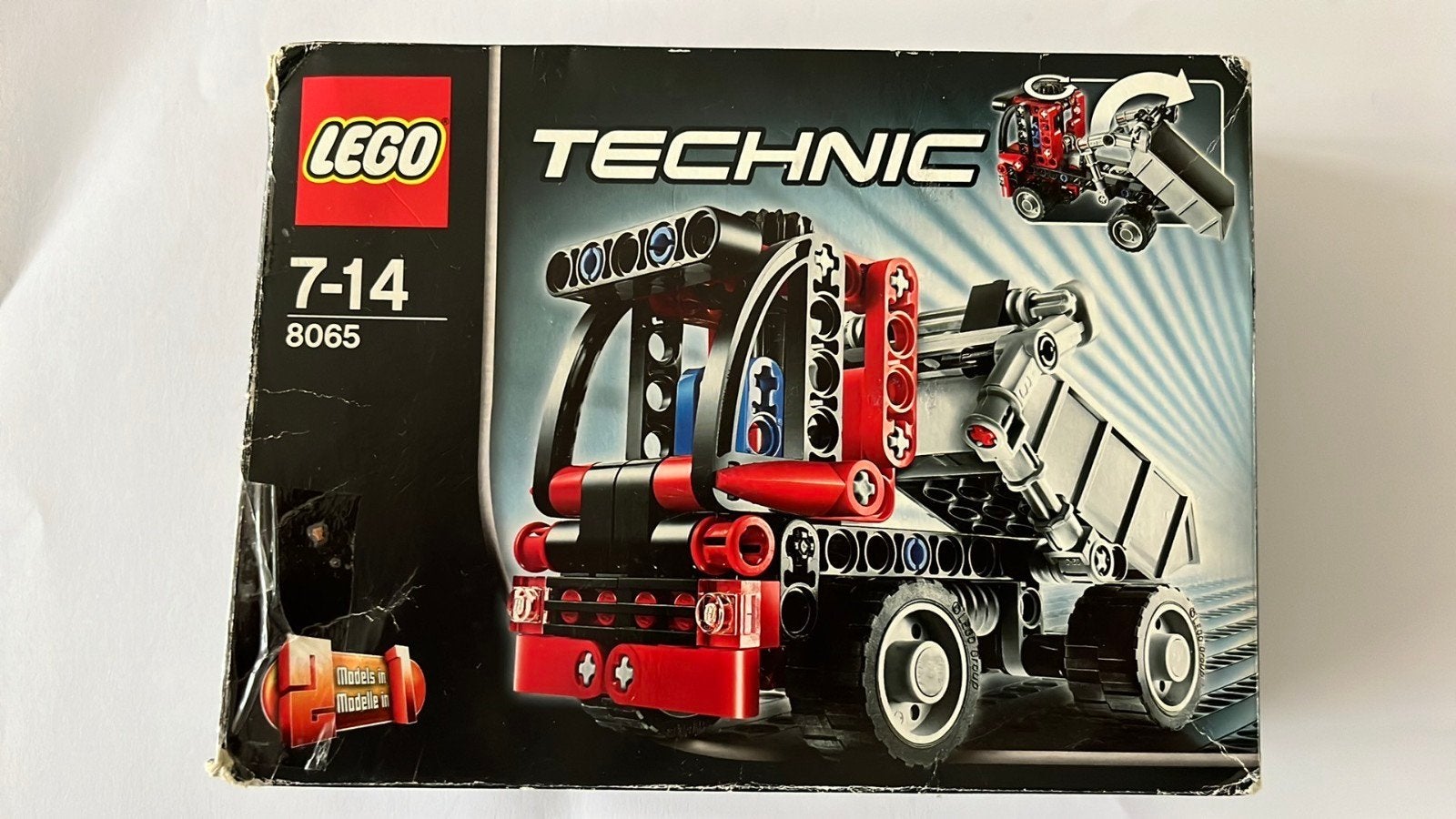 Lego Technic 8065 Mini Container Truck, Inclusief instructies, Lego, Ophalen of Verzenden, Zo goed als nieuw