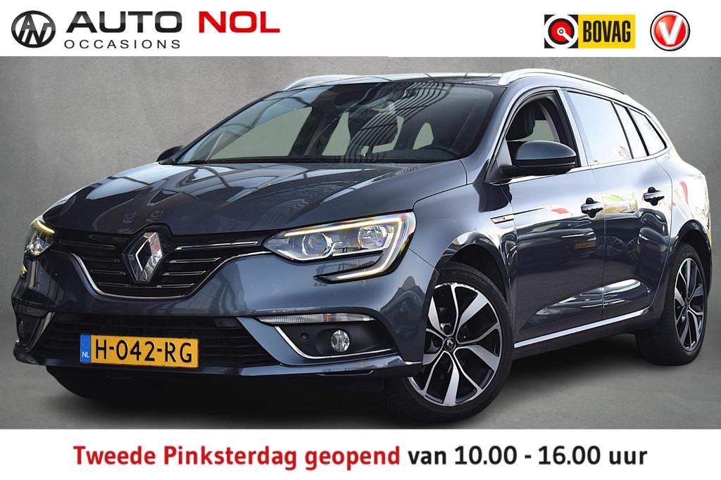 Renault Mégane Estate 1.3 TCe Bose | Apple CarPlay | Half L, Gebruikt, 4 cilinders, Leder en Stof, Handgeschakeld