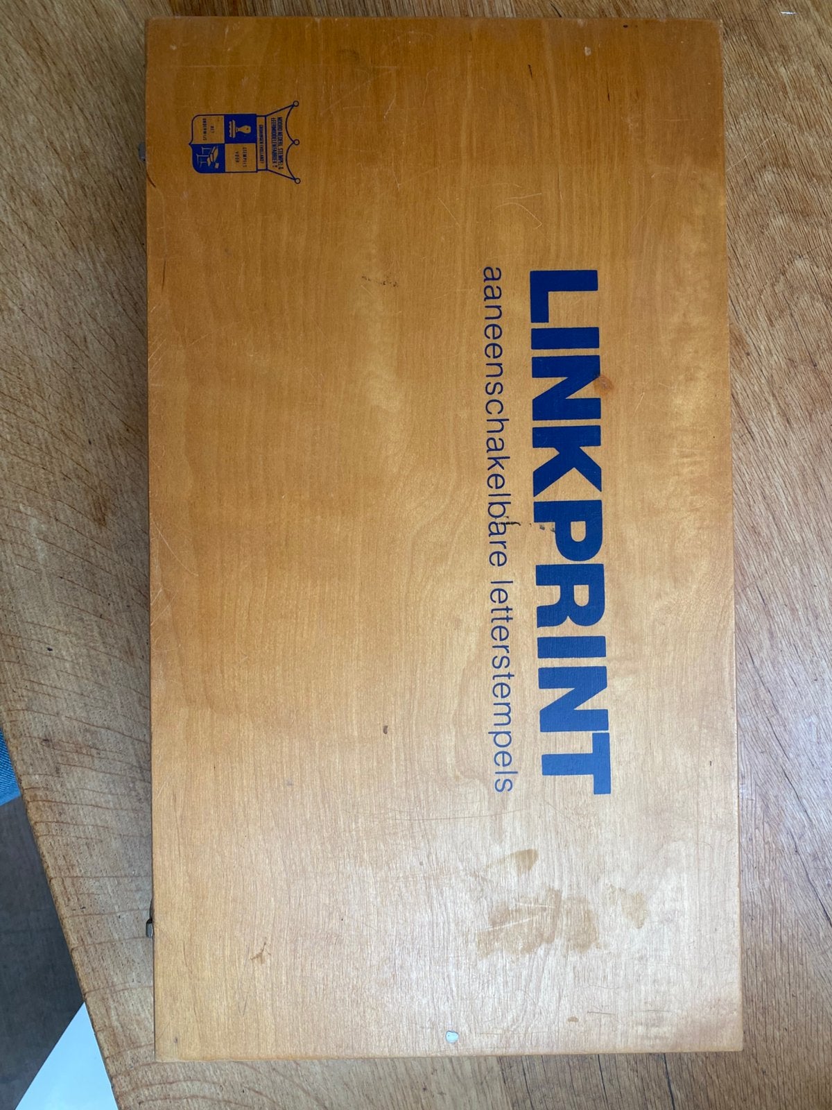 Grote Linkprint letterstempels, Ophalen of Verzenden, Gebruikt