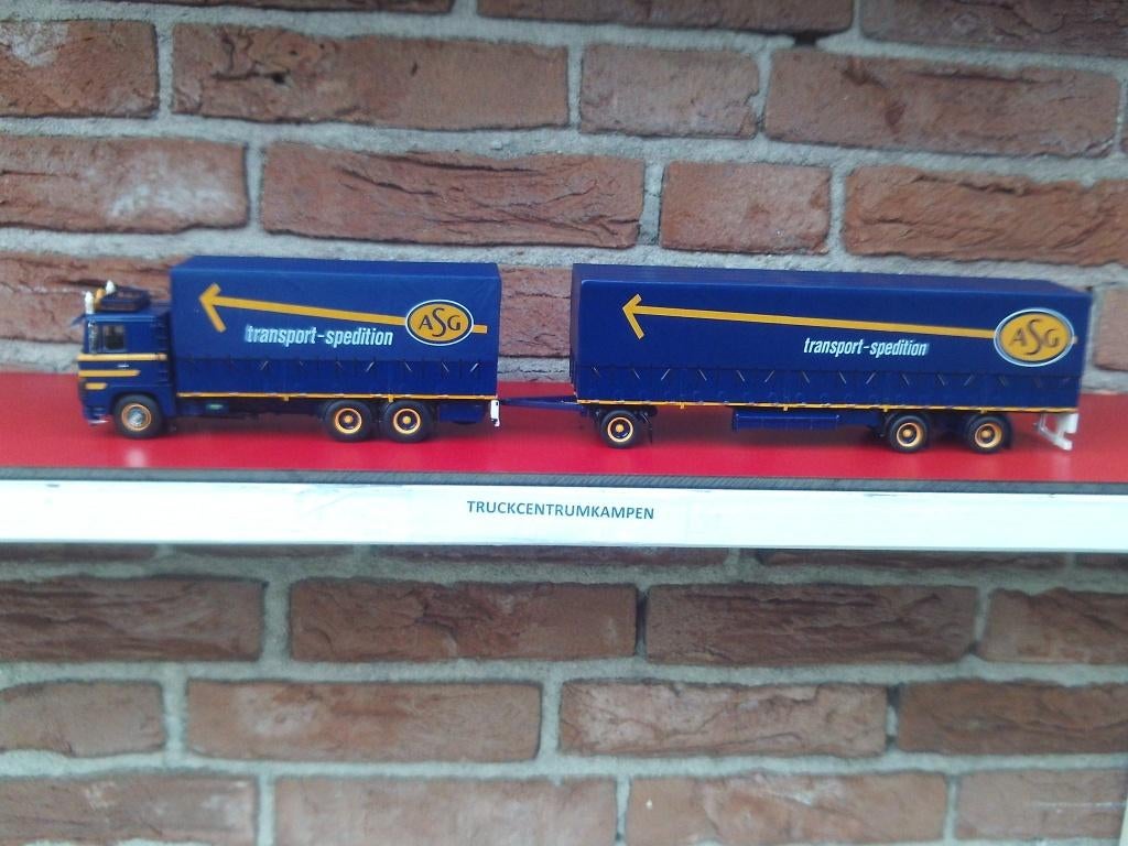 Tekno  Scania  141  Rigid  Truck  van  A.S.G., Ophalen of Verzenden, Nieuw, Bus of Vrachtwagen, Tekno