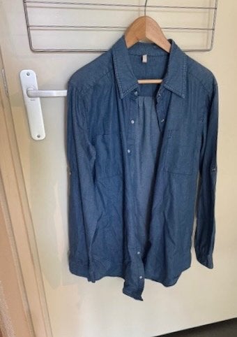 Be young spijkerblouse, Maat 38/40 (M), Blauw, Ophalen of Verzenden, Zo goed als nieuw