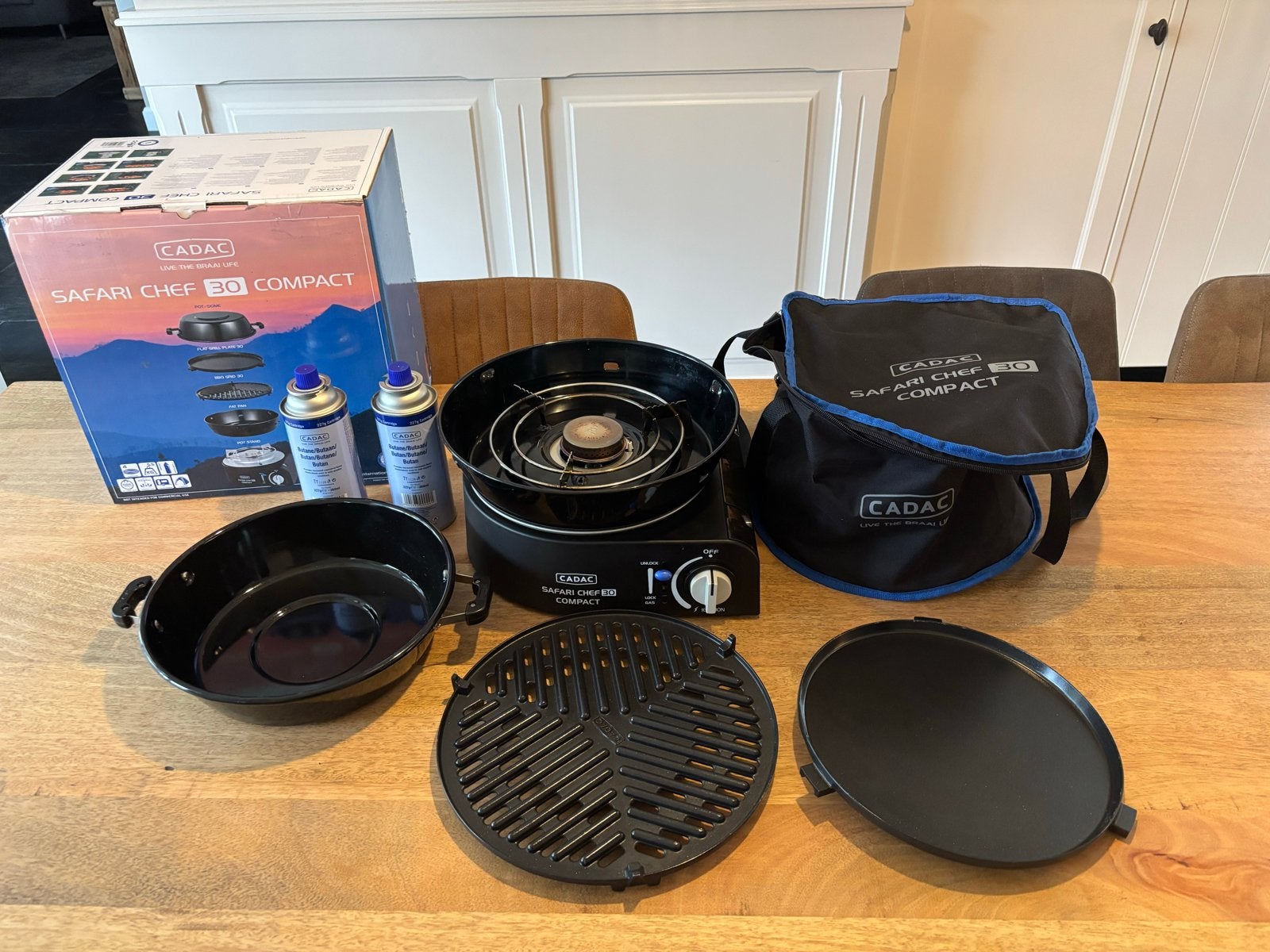 Cadac Safari Chef 30 Compact BBQ - Zo goed als nieuw, Ophalen, Zo goed als nieuw
