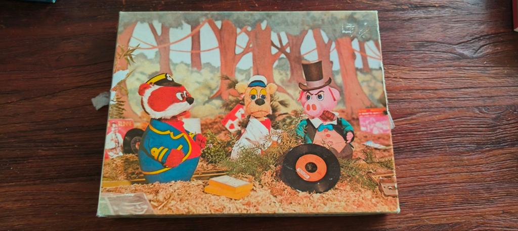 Vintage berenboot Legpuzzel - Gebruikt, Ophalen of Verzenden, Minder dan 500 stukjes, Gebruikt, Legpuzzel