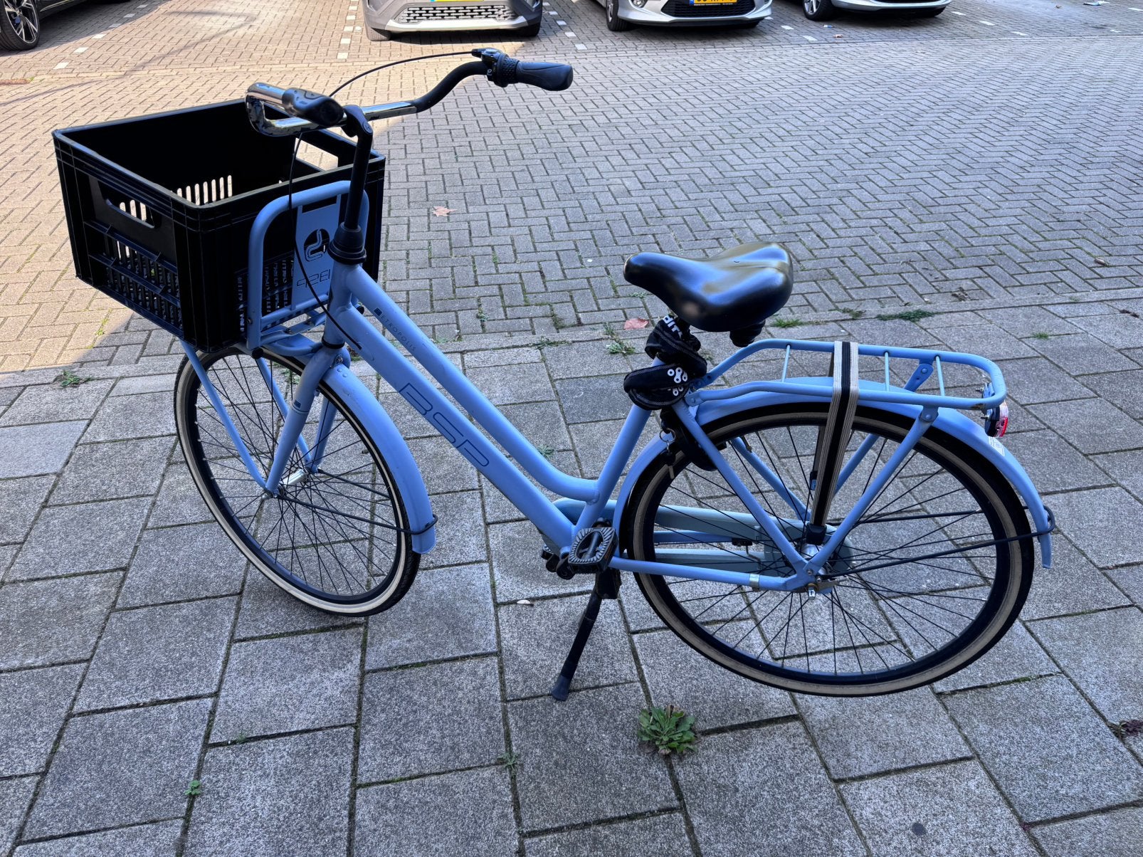 Damesfiets BSP blauw, Fietsen en Brommers, 50 tot 53 cm, Ophalen, Zo goed als nieuw, Overige merken