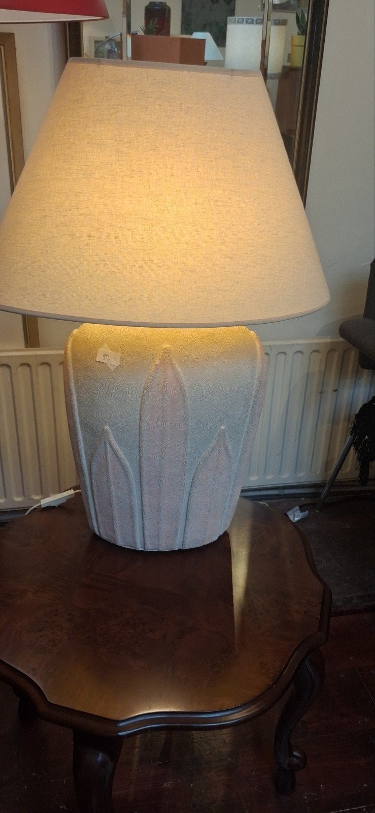 vuntage art deco keramische tafellamp, Antiek en Kunst, Ophalen
