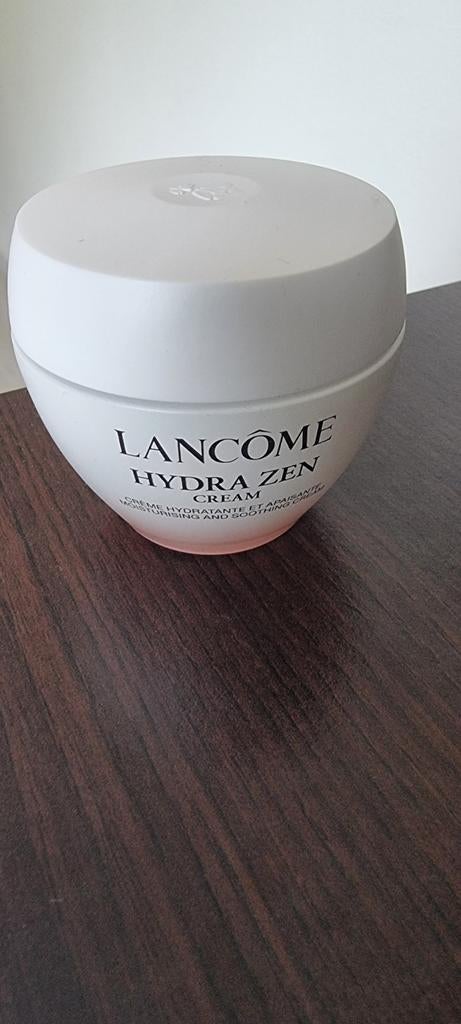 Leeg potje van Lancome hydra zen creme, Ophalen of Verzenden, Gebruikt, Gehele gezicht, Verzorging