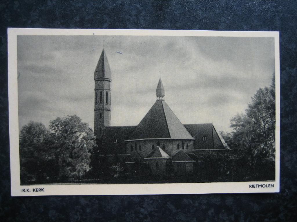 RIETMOLEN r.k.kerk, Ophalen of Verzenden, 1940 tot 1960, Gelderland