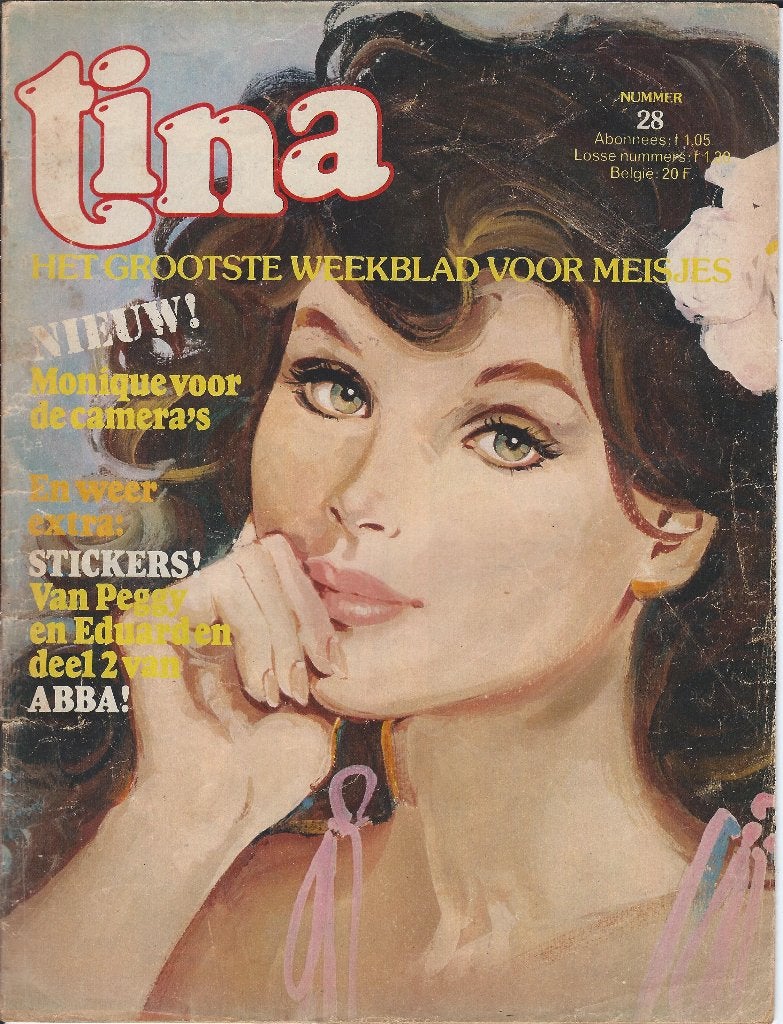 Tina 10 jaar uit 1978. nr 28, Eén stripboek, Ophalen of Verzenden, Gelezen