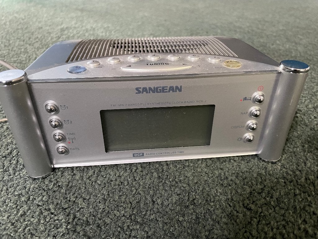 Sangean klokradio RCR2, Ophalen of Verzenden, Zo goed als nieuw, Radio
