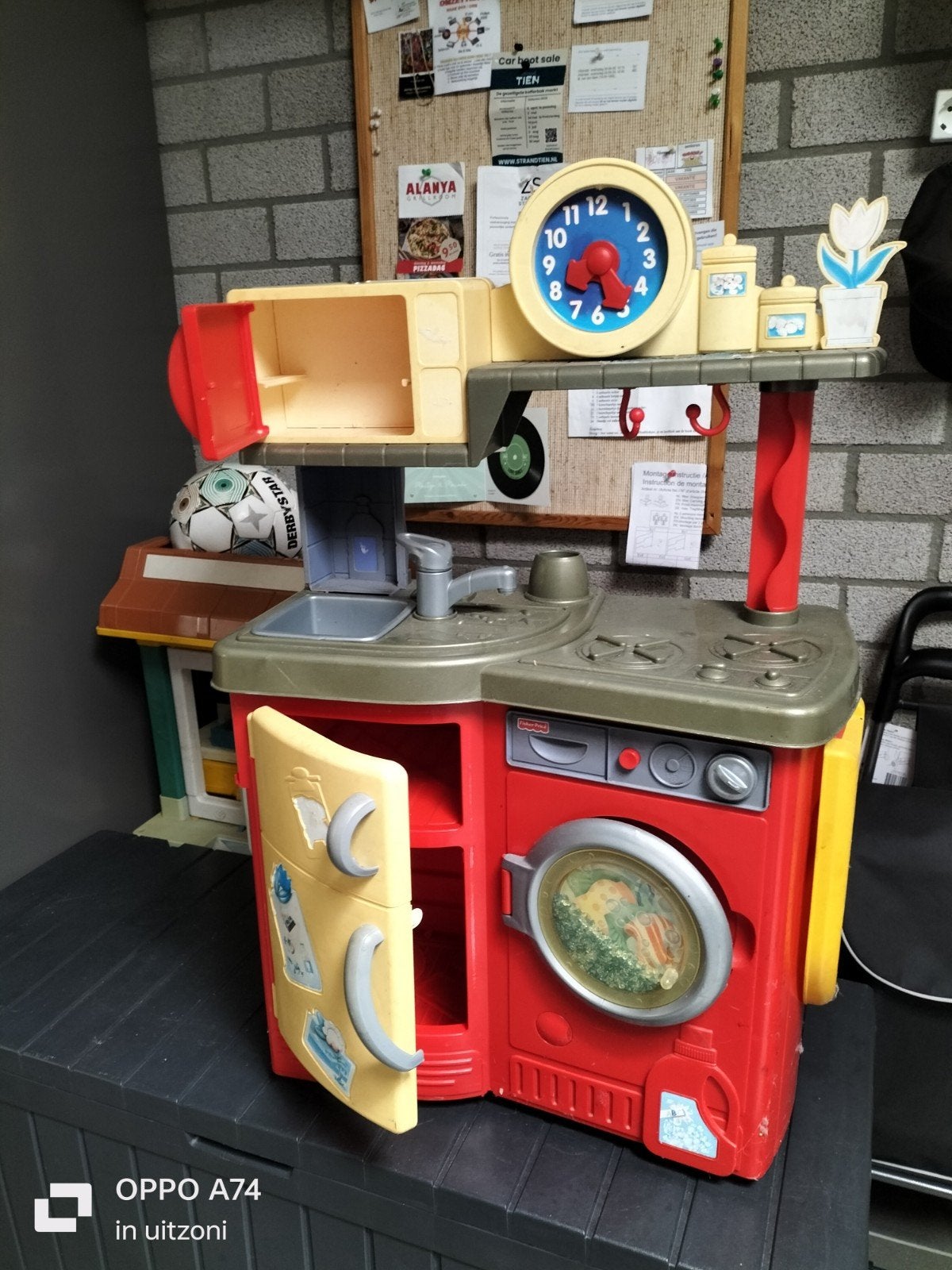 Leuke speelkeuken voor kindjes met veel functies, Kinderen en Baby's, Ophalen of Verzenden, Gebruikt, Kunststof, Speelkeuken