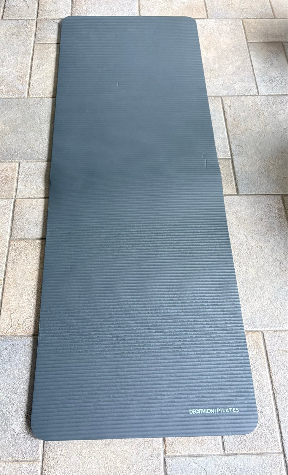 Pilates yoga fitness mat - Decathlon 184 x 64 cm als nieuw, Ophalen of Verzenden, Zo goed als nieuw, Yogamat