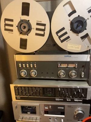 reVox  A77 taperecorder, Ophalen, Bandrecorder, Met banden