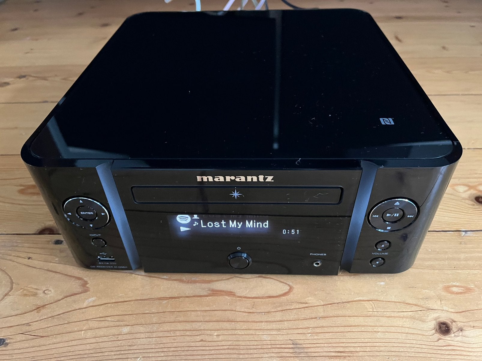 Marantz M-CR611 Streaming-reciever met cd-speler, Marantz, Ophalen of Verzenden, Zo goed als nieuw, Minder dan 60 watt