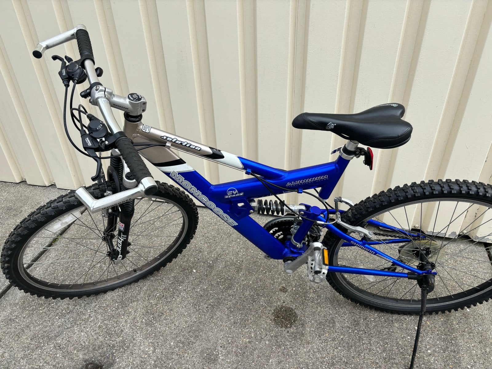 Mountainbike 26 inch - Full Suspension - Mongoose, Gebruikt, Ophalen, Overige merken, Velgrem