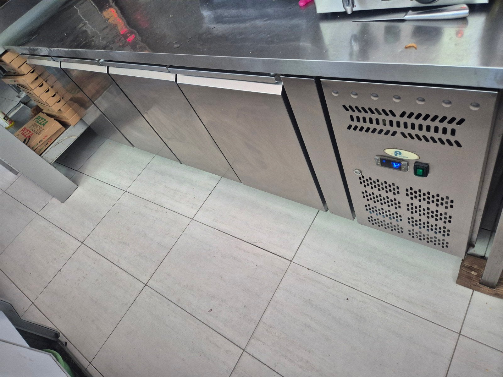 Professionele RVS Koelwerkbank voor Horeca, Zakelijke goederen, Horeca | Keukenapparatuur, Ophalen of Verzenden