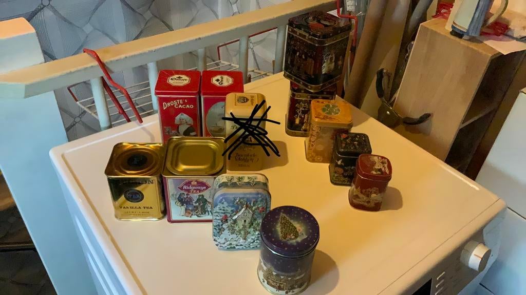 Diverse kleine blikjes. Droste enz., Ophalen of Verzenden, Zo goed als nieuw, Overige, Droste