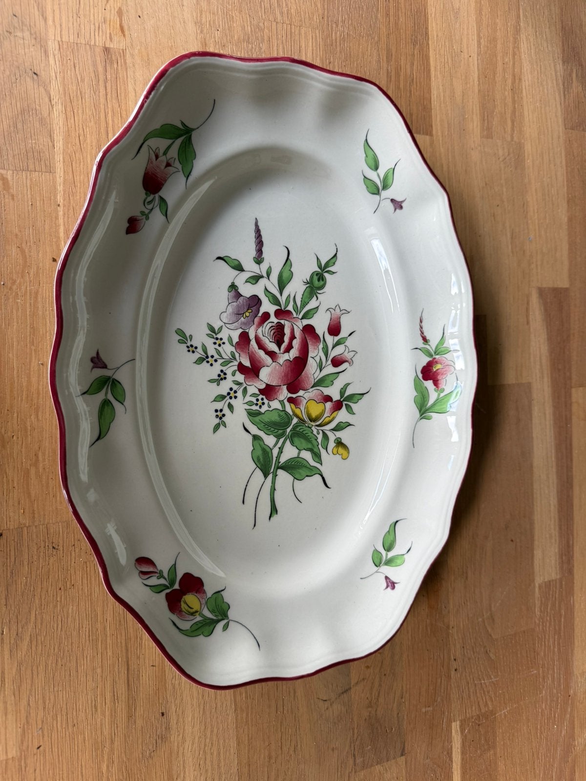 K&G Lunéville France vintage schaal 36 cm, Ophalen of Verzenden