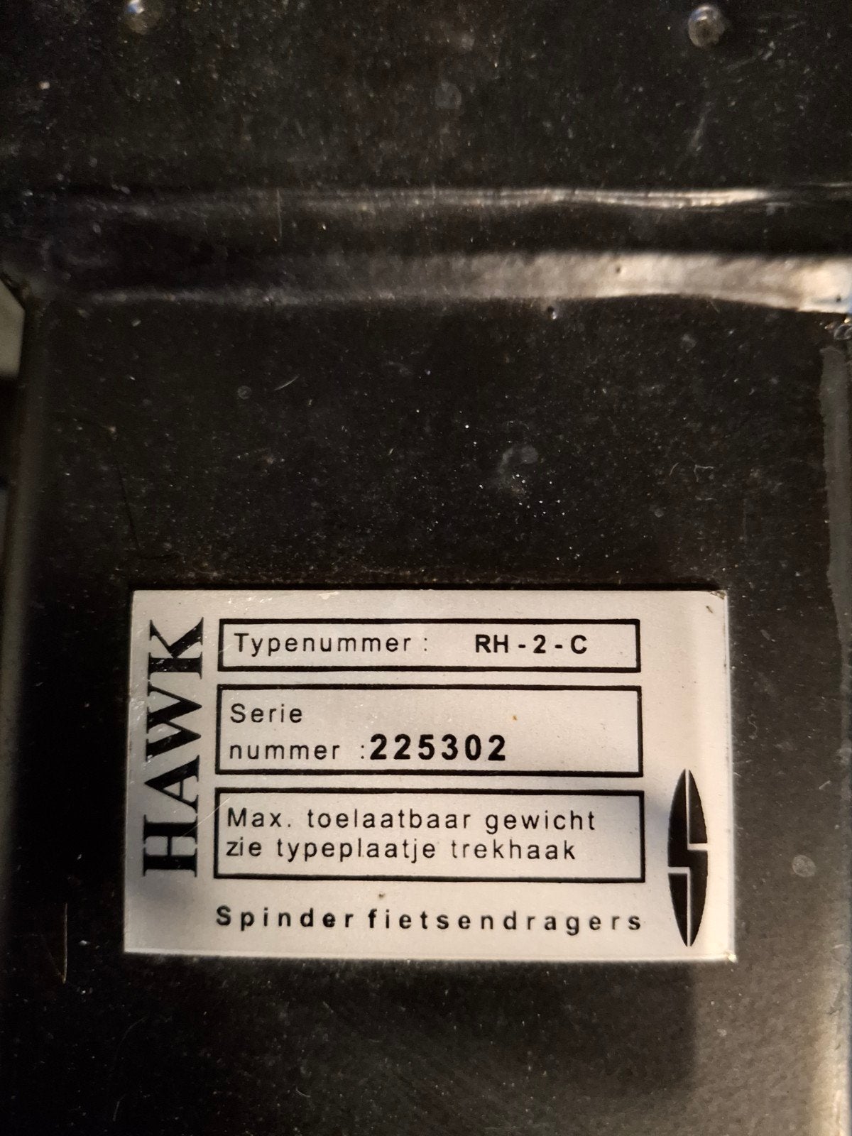 Spinder Hawk fietsdrager voor 2 fietsen, Ophalen
