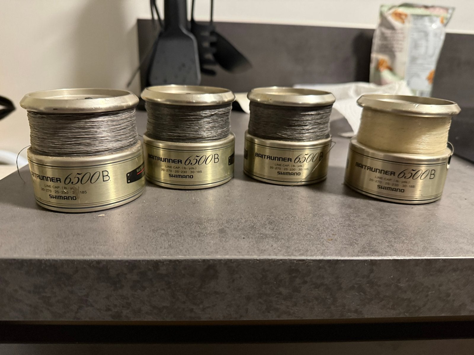 Shimano Baitrunner 6500B reserve spoelen, Ophalen of Verzenden, Gebruikt, Overige typen