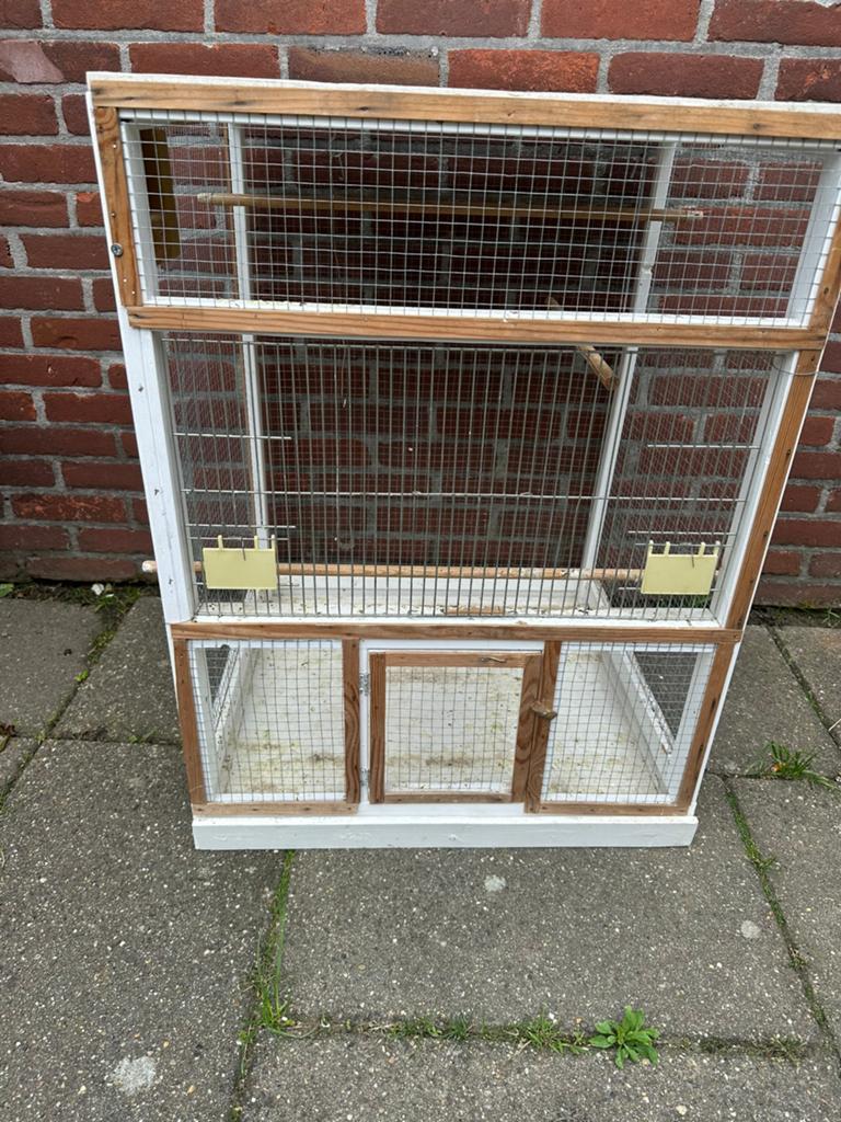 Vogel kooi, Ophalen of Verzenden, Zo goed als nieuw, Hout, Vogelkooi