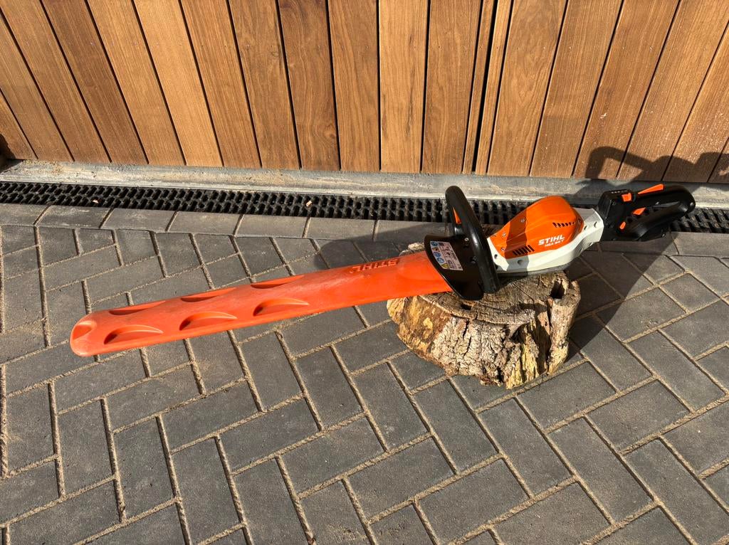 Stihl HSA 94 T accu heggenschaar body 75 cm. Hele nette!!, Ophalen of Verzenden, Zo goed als nieuw, Accu