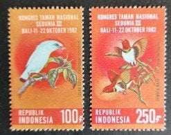Indonesie 1982 -ZBL1125-1126 - Conferentie Nationale Parken, Ophalen of Verzenden, Postfris, Zuidoost-Azië