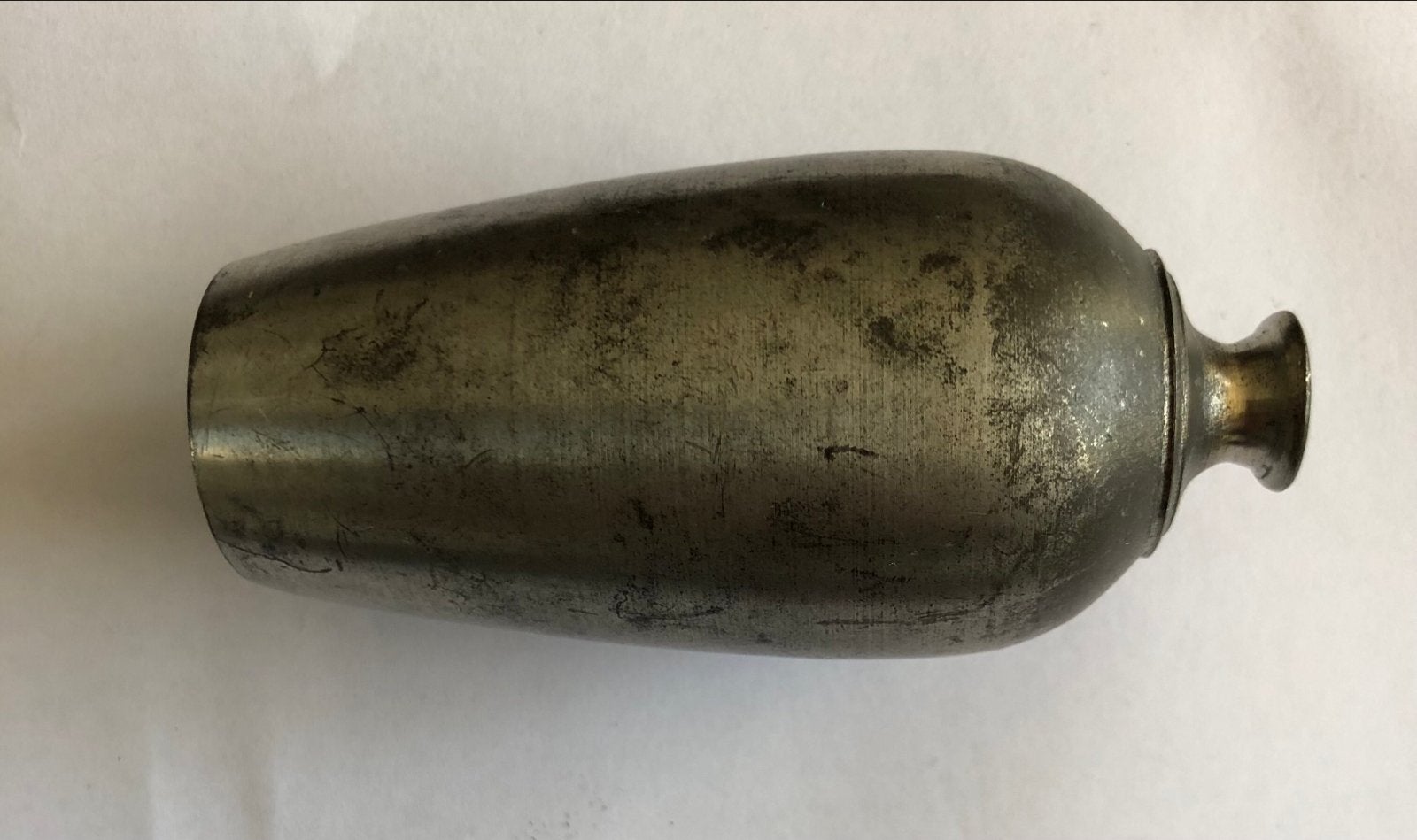 Vintage Selangor Pewter vaasje/flesje - Maleisië, Antiek en Kunst, Ophalen of Verzenden