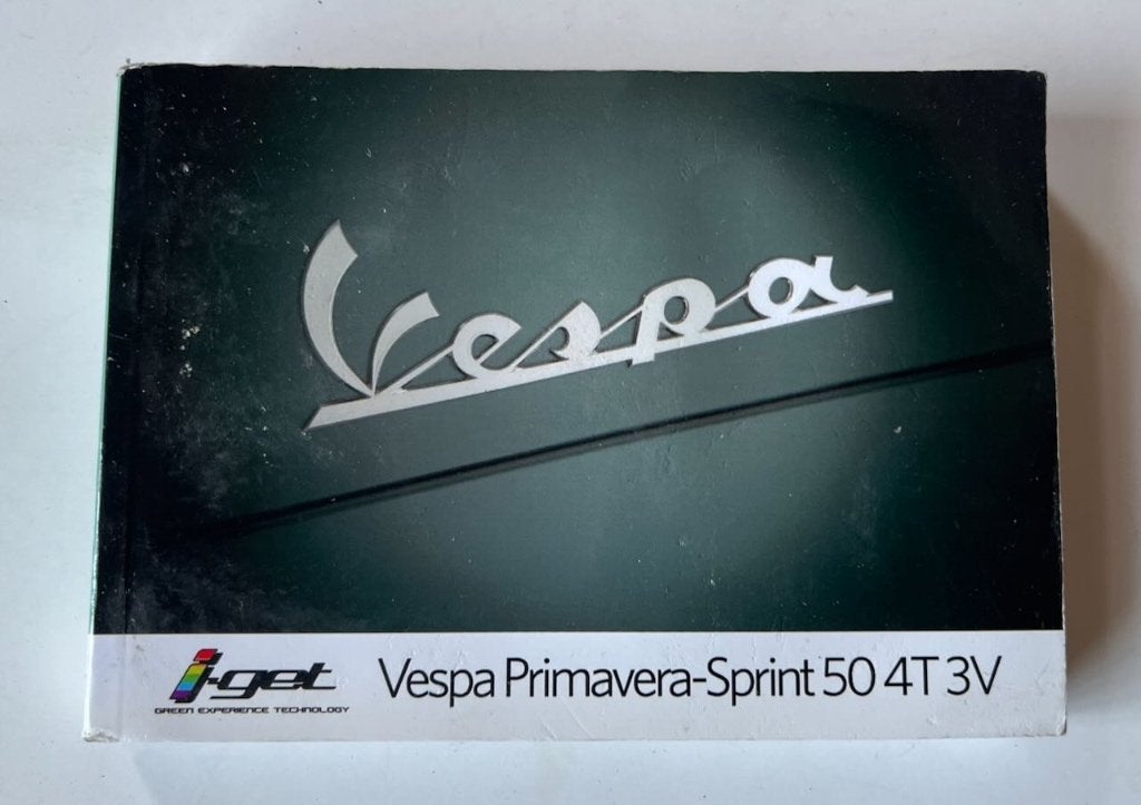 Vespa Primavera-sprint 504T 3V handleiding (1), Ophalen of Verzenden, Gebruikt, Overige typen, Vespa