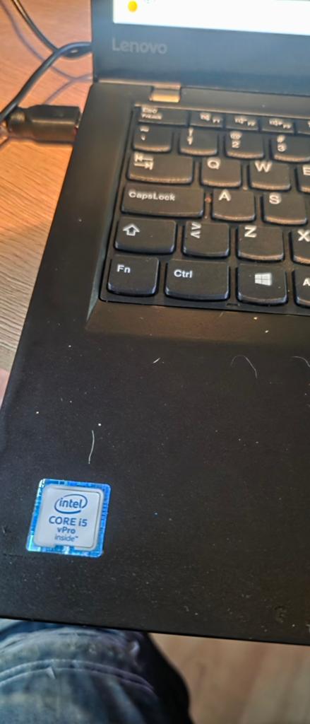 Lenovo ThinkPad Windows 11 Pro Laptop - Zonder Lader, Gebruikt, 2 tot 3 Ghz, Qwerty, 8 GB