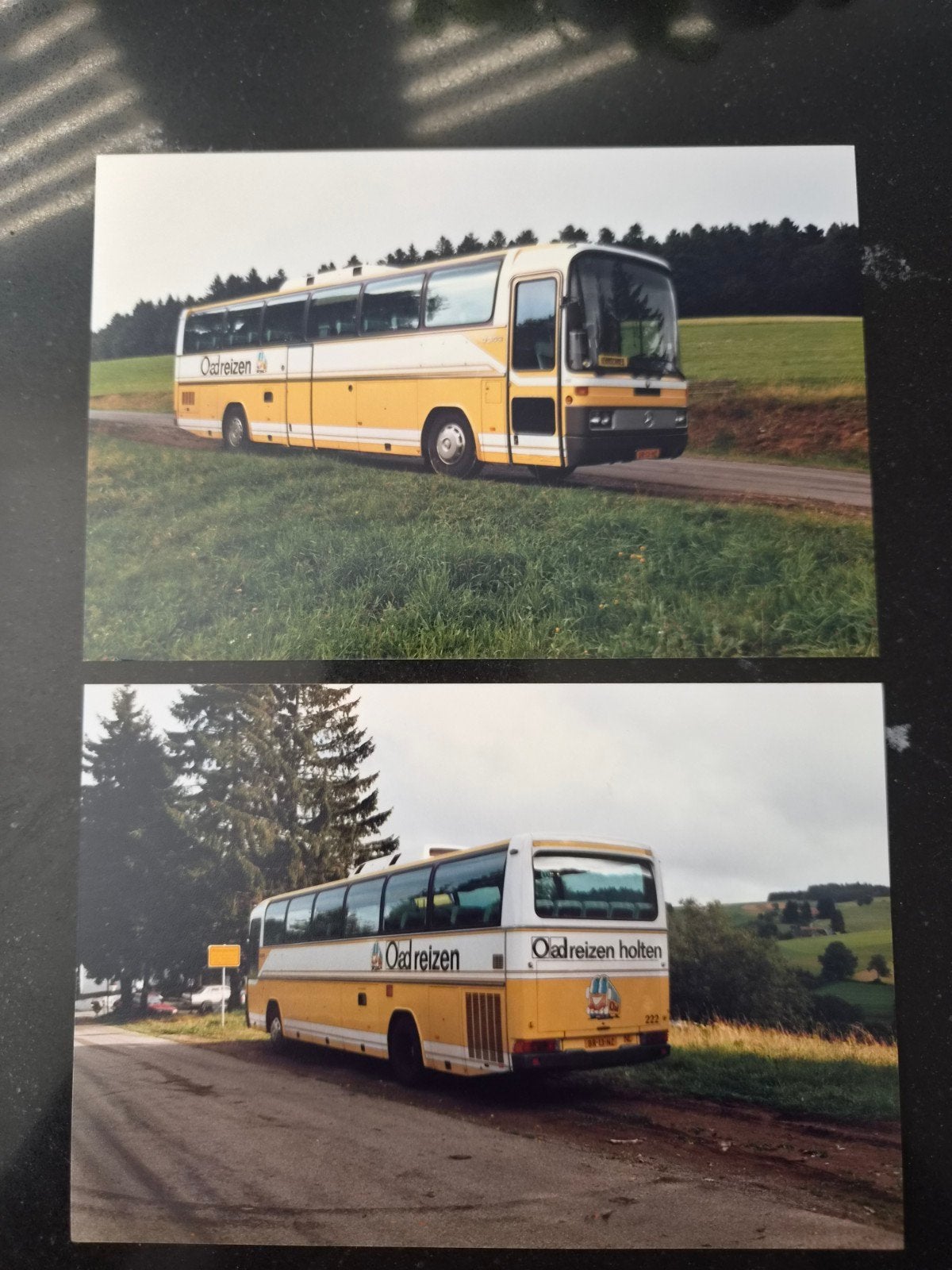 2 foto's bus OAD 222 10x15, Ophalen of Verzenden