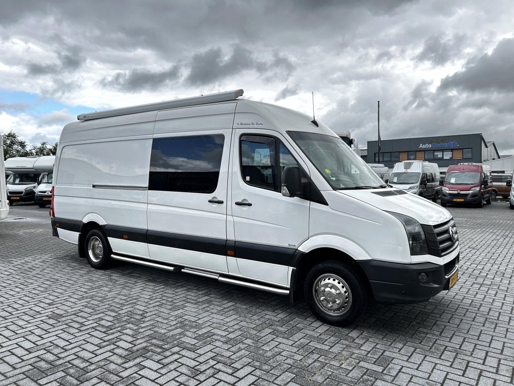 Vw Crafter Enkele-bedden/innova-inbouw/zeer-uniek/2013, Caravans en Kamperen, Buscamper of Camperbus, Volkswagen, Tot en met 2