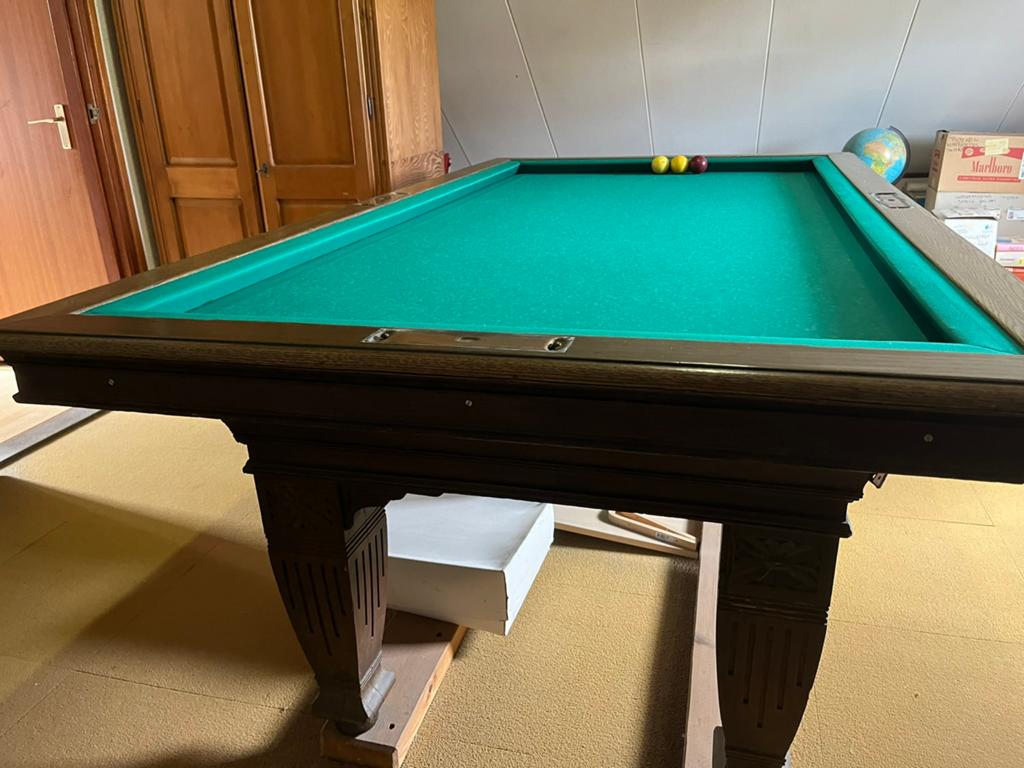 Klein biljart met toebehoren, Ophalen, Gebruikt, Biljarttafel