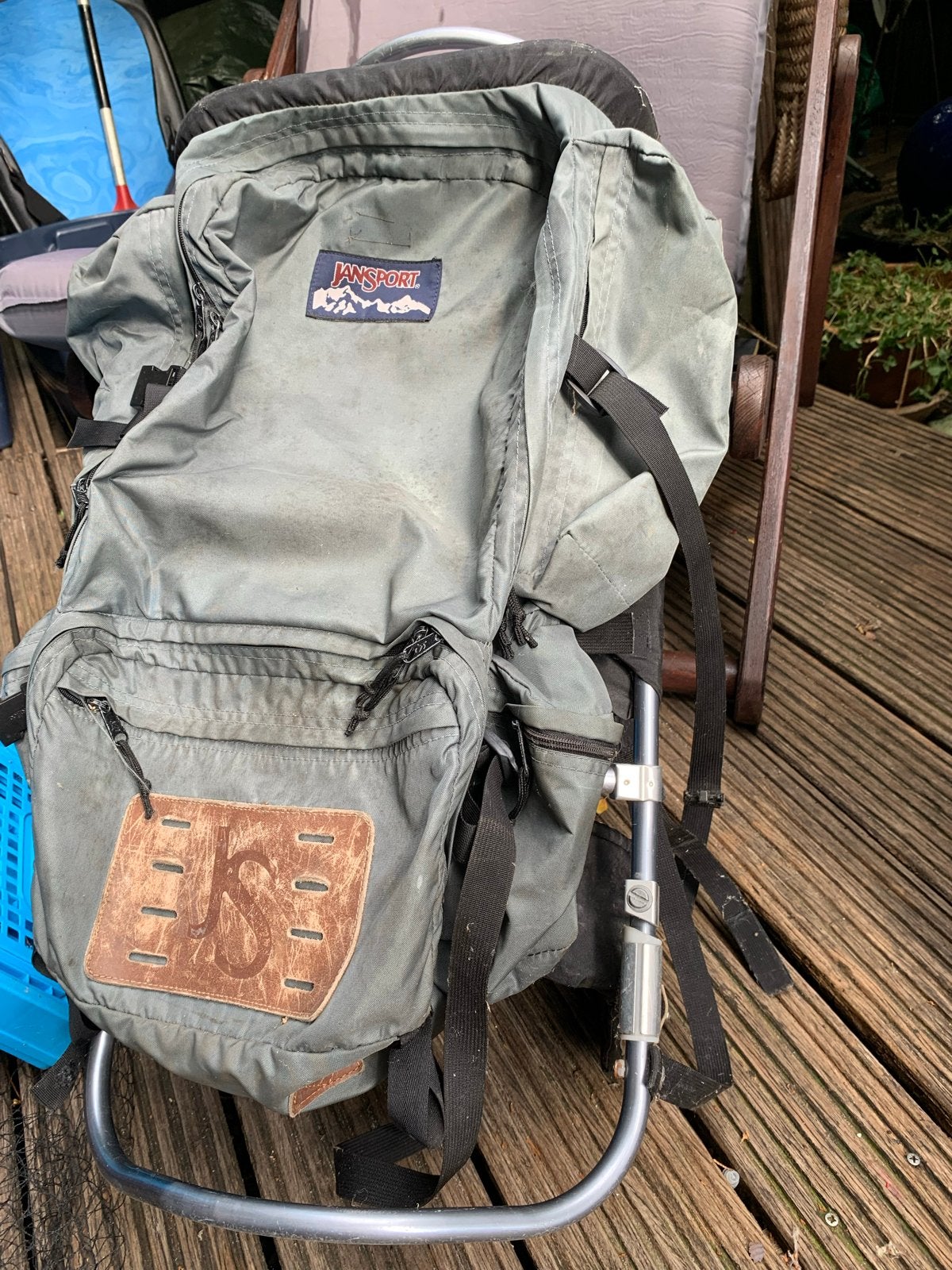 Kelly Tioga aluminium draagrugzak - Vintage Trekking, Gebruikt, 25 tot 40 cm, Trekking, 60 cm of meer