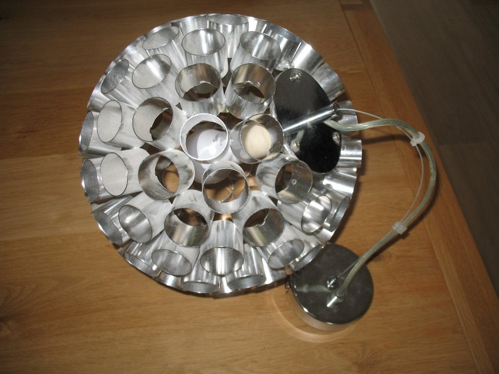 Kenwell / Ranex Aluminium * Space Cilindervorm Hanglamp, Ophalen of Verzenden, Minder dan 50 cm
