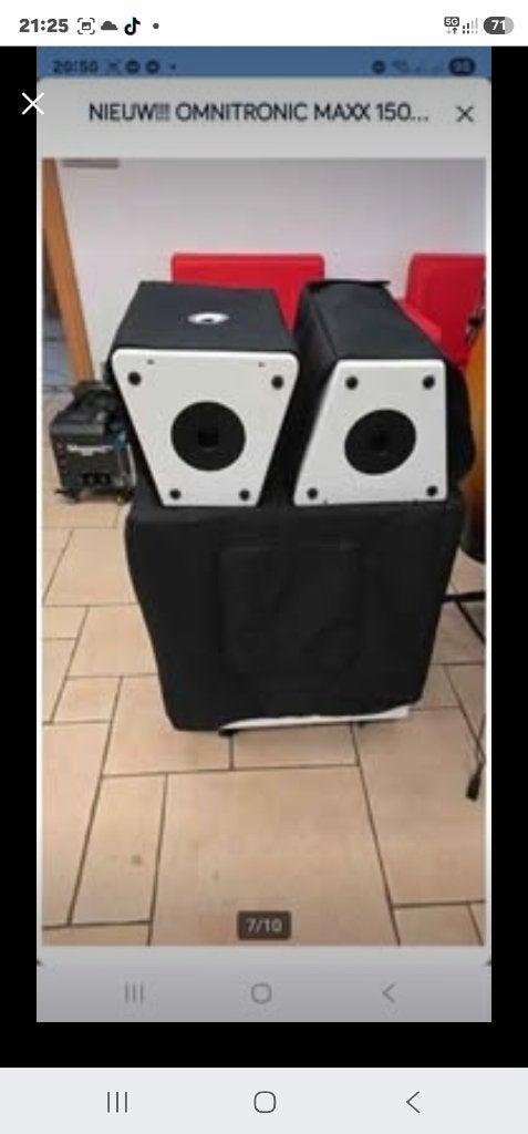 Speakers  omnitronic, Ophalen, Zo goed als nieuw, Overige merken