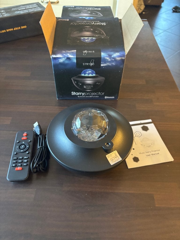 Nieuwe sterrenprojector BT en afstandbediening, Overige merken, Kunststof, Zwart, Nieuw