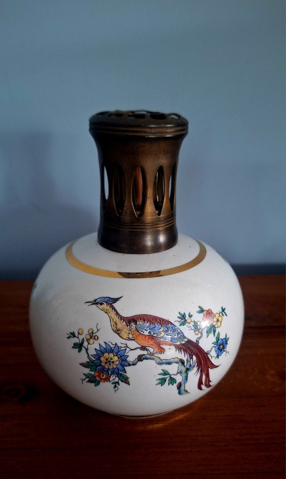 Antieke stijl Lampe Berger Paradijsvogel, Antiek en Kunst, Ophalen of Verzenden