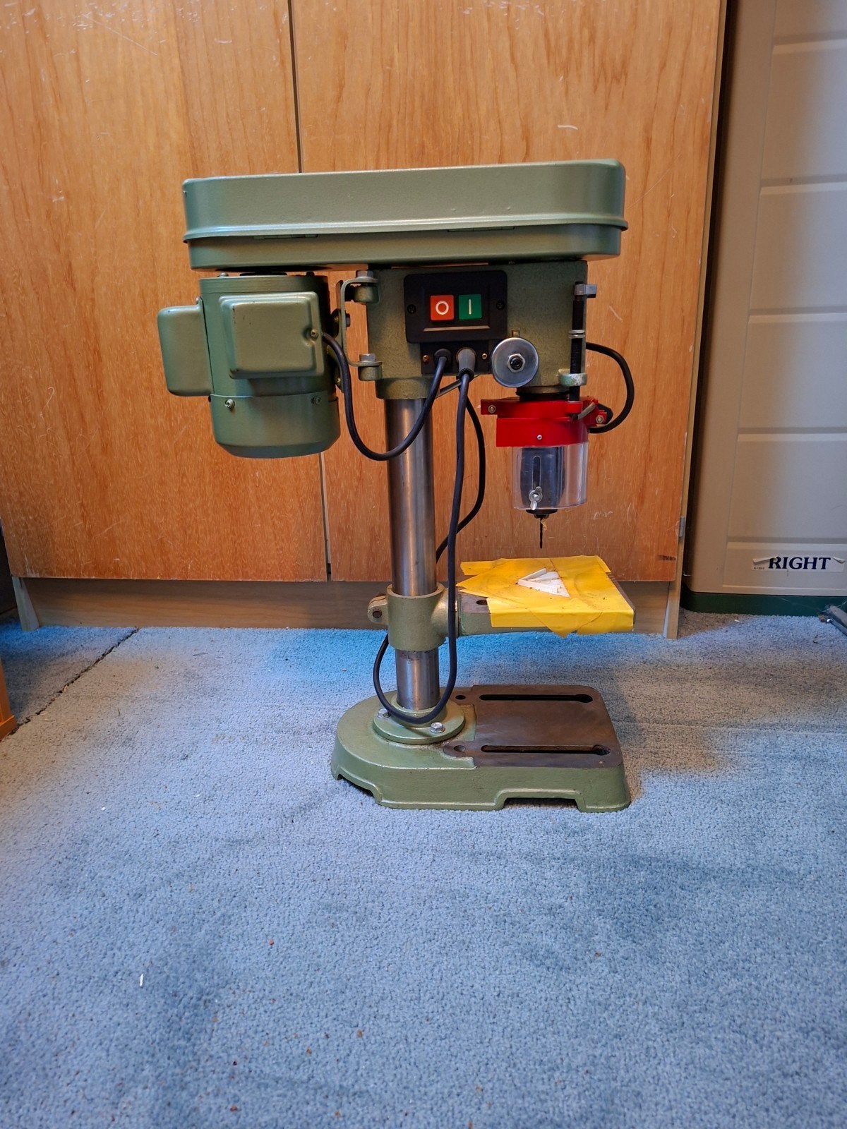 Kolomboormachine - 350W - Goede staat, Doe-het-zelf en Verbouw, Ophalen, Gebruikt, Minder dan 400 watt, Kolomboormachine