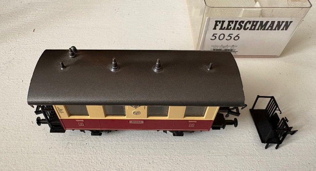 Fleischmann 5056 H0-KKB Personenrijtuig 2e kl met OVP (1978), Gebruikt, Ophalen of Verzenden, Analoog, Märklin