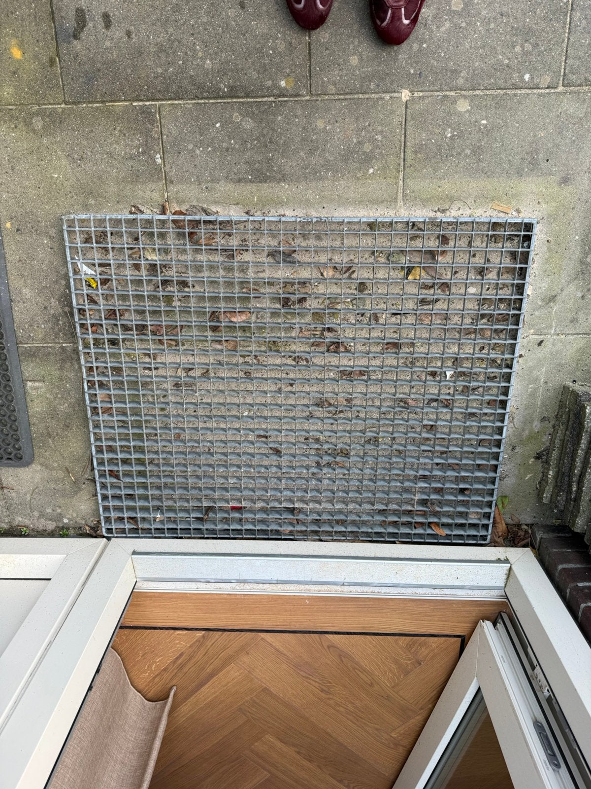 Verzinkt looprooster 80 x 100 cm, Doe-het-zelf en Verbouw, Metalen, Ophalen, Zo goed als nieuw
