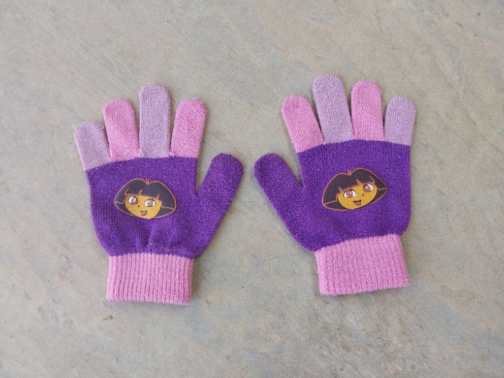 Leuke Dora kinder handschoenen leeftijd 3-5 jaar, Kinderen en Baby's, Kinderkleding | Mutsen, Sjaals en Handschoenen, Gebruikt