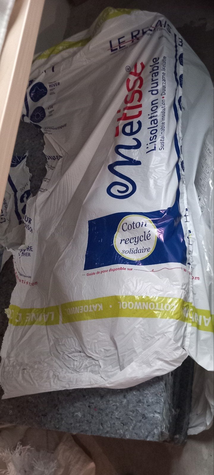 Isolatie katoen, Ophalen, Minder dan 5 m²