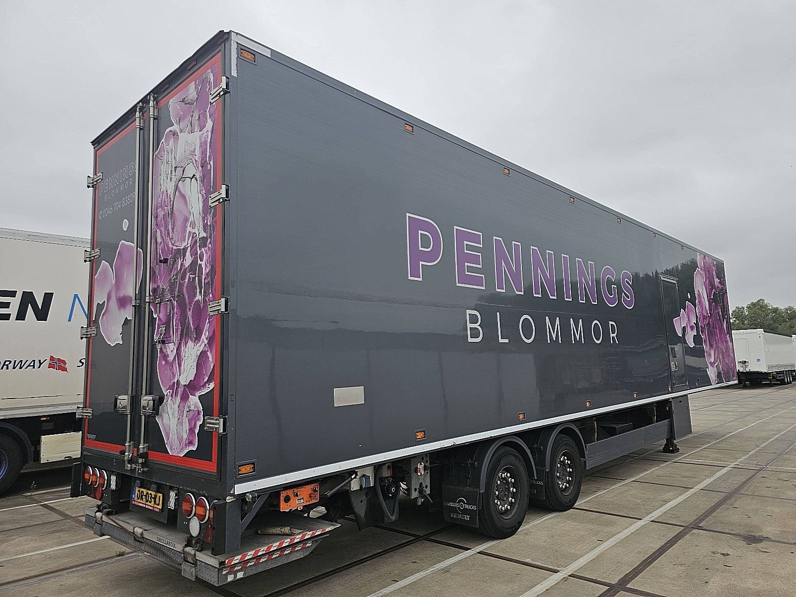 TRACON BURGERS BLOEMEN blumen flowers lbw!, Auto's, Overige kleuren, Bedrijf, Aanhangers en Opleggers, Te koop