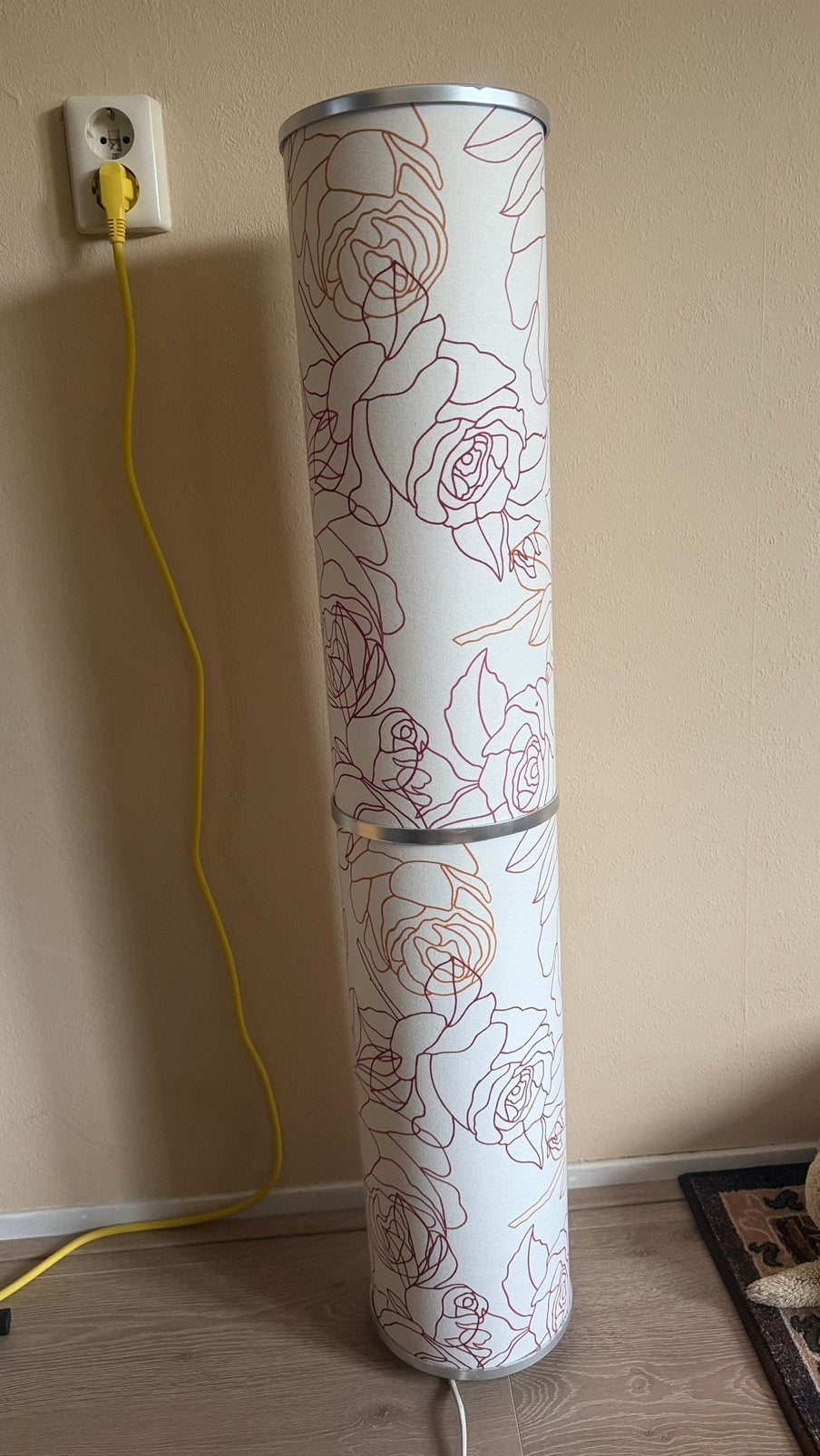Vintage IKEA Textur vloerlamp – Anne Nilsson, Huis en Inrichting, Ophalen, Gebruikt