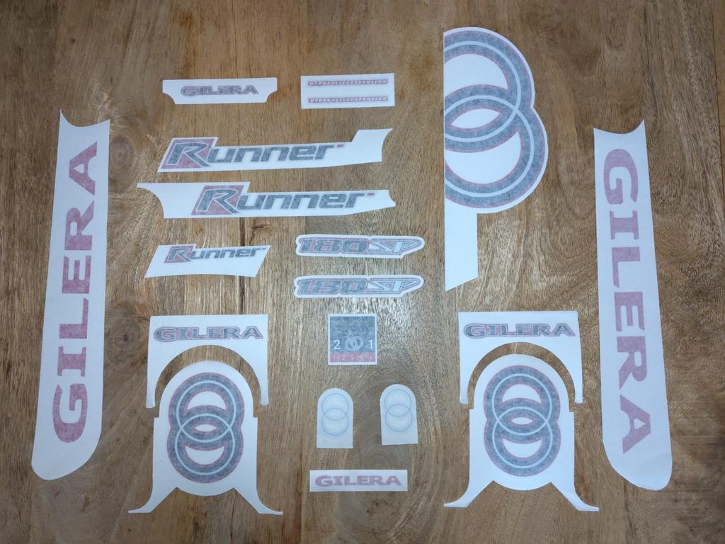 Stickerset Gilera Runner SP Pro COMPLEET, Ophalen of Verzenden