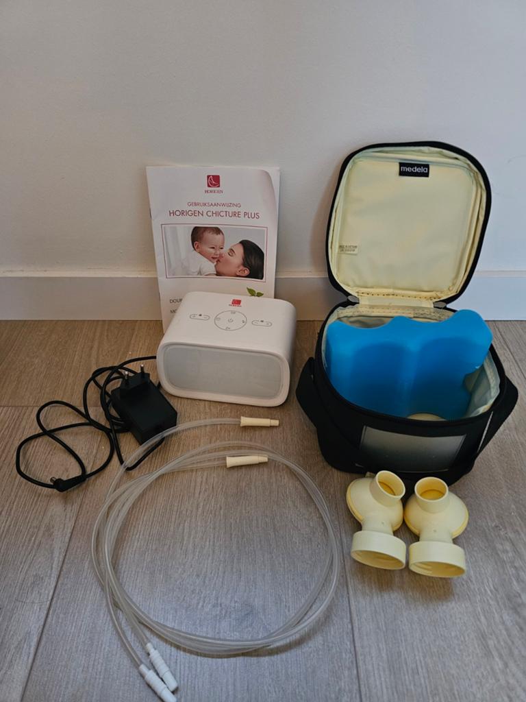 Horigen Chicture Plus borstkolf met Medela koeltas, Ophalen